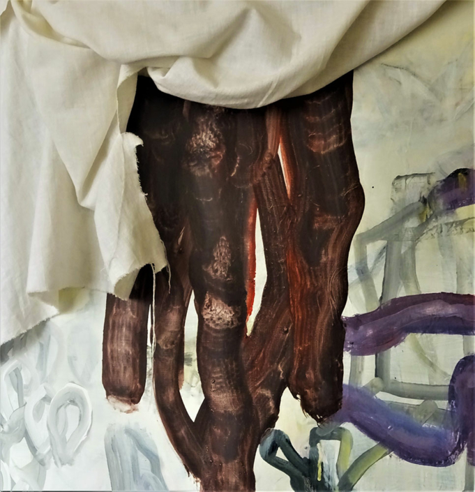 Peinture, cadrage, tissu…2015-2018.