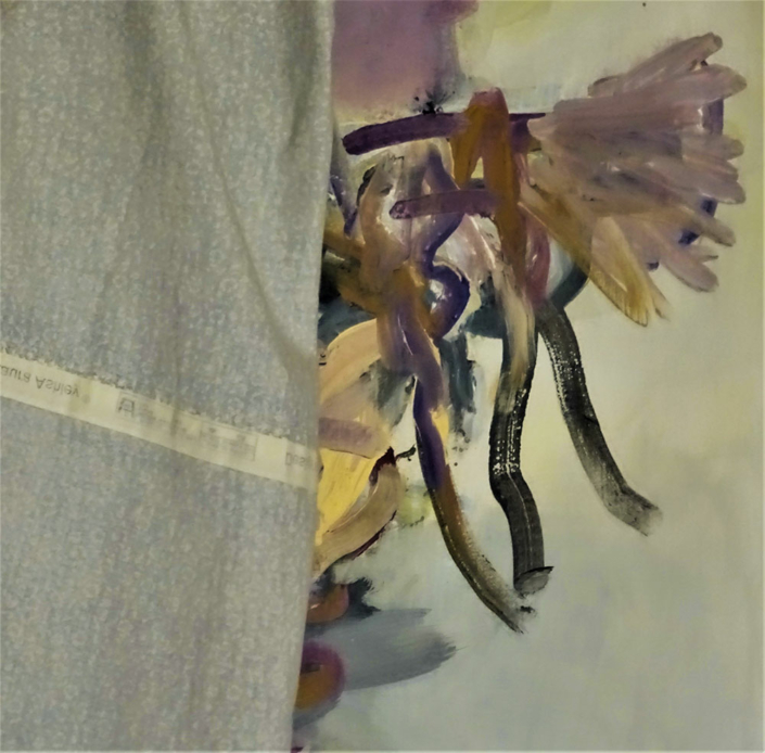 Peinture, cadrage, tissu…2015-2018